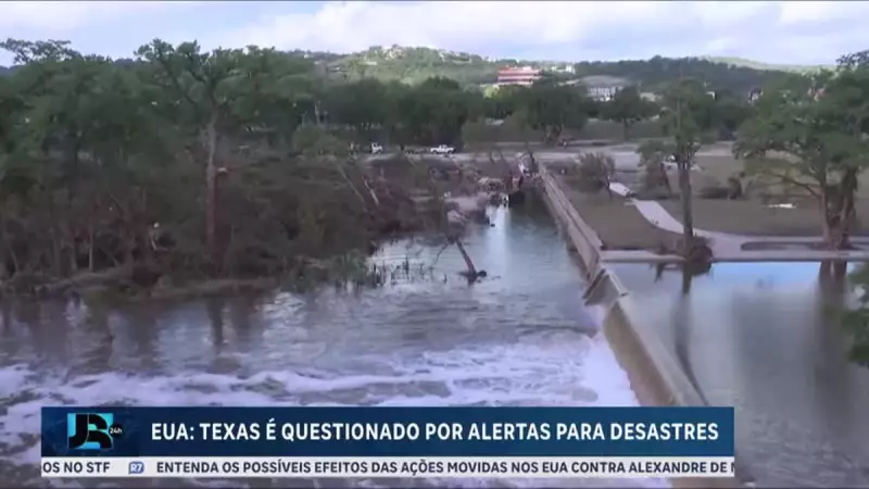 Texas sob fogo cruzado: falhas em alertas de enchentes expõem população a riscos