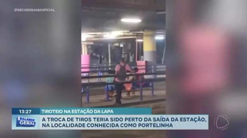 Tiroteio intenso na Estação da Lapa causa pânico entre passageiros em Salvador