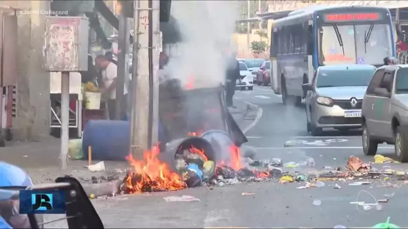 Tiroteio na Praça Seca paralisa Rio: transporte público interrompido e caos na região