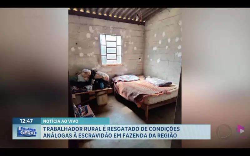 Trabalhador rural é resgatado em condições análogas à escravidão em fazenda no interior de SP