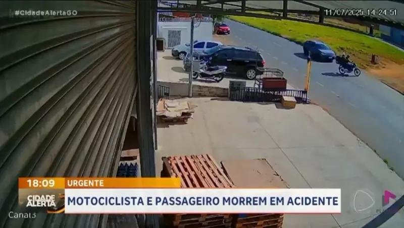 Tragédia em Goiânia: Dois amigos morrem em acidente de moto na Avenida Eli Alves Forte