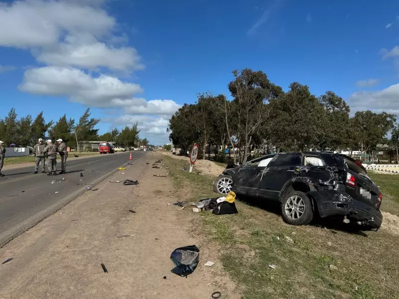 Tragédia em Imbé: Médico e motociclista morrem após perseguição policial virar acidente
