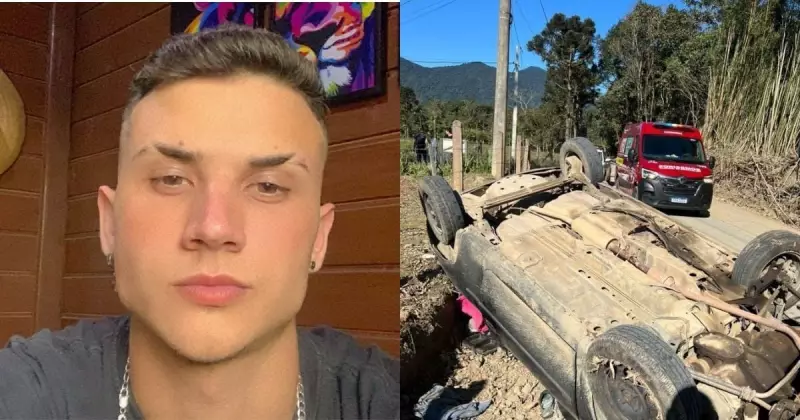 Tragédia em Joinville: Jovem morre após capotamento na volta de acampamento com namorada