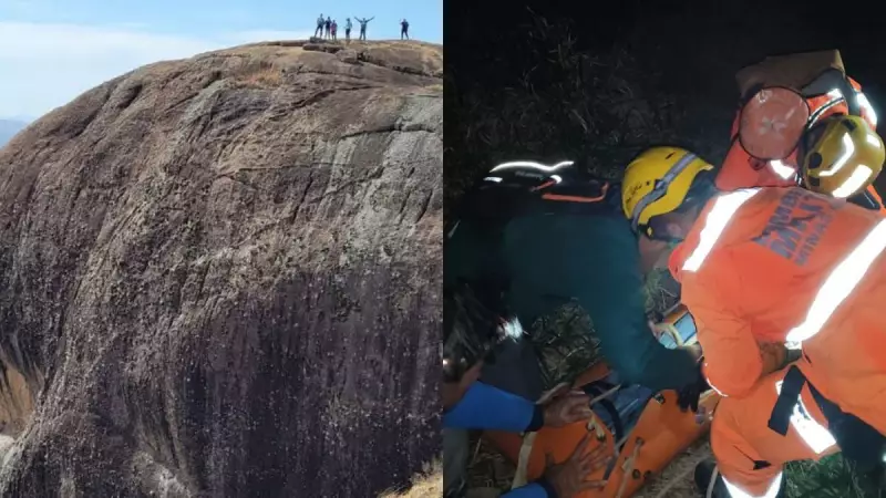 Tragédia em MG: Mulher morre após queda durante rapel na Pedra do Elefante