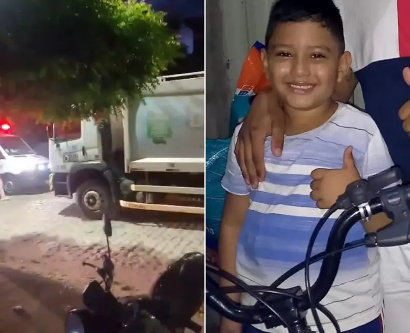 Tragédia em Mossoró: Criança morre atropelada por caminhão de lixo