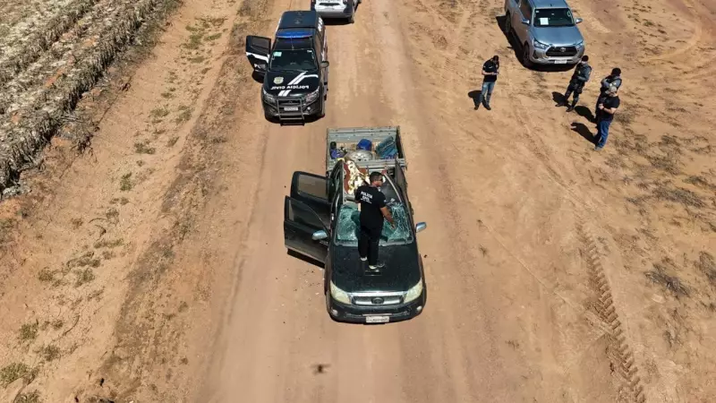 Tragédia em MT: Avião colide com caminhonete durante decolagem e mata funcionário de fazenda