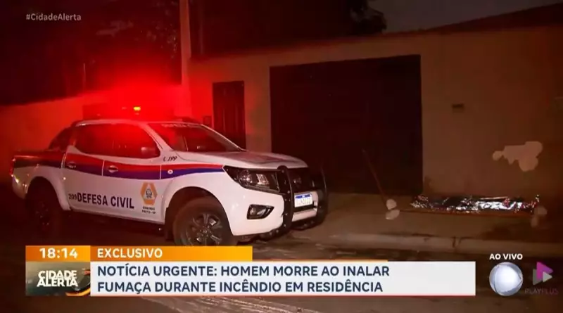 Tragédia em Ribeirão Preto: homem morre após inalar fumaça em incêndio residencial