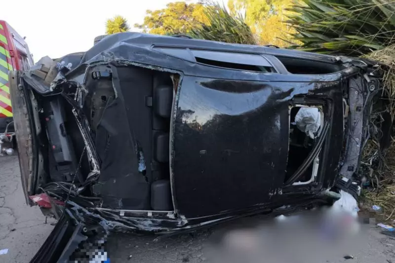 Tragédia em SC: Capotamento brutal deixa dois mortos após vítimas serem arremessadas do veículo