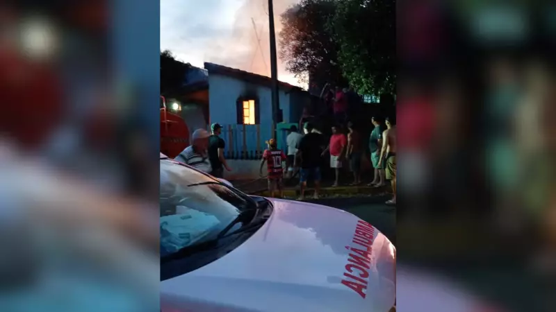 Tragédia em Uchoa: Mulher perde a vida em incêndio dentro de residência