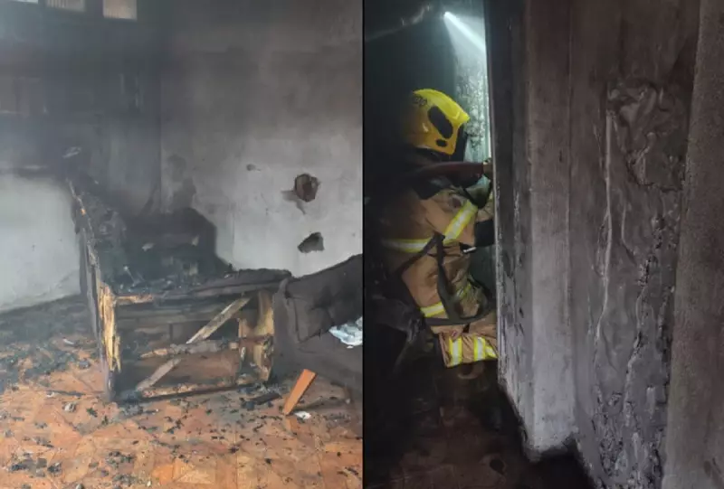 Tragédia familiar em Juiz de Fora: briga entre irmãos termina com facadas e casa incendiada no Parque Guarani