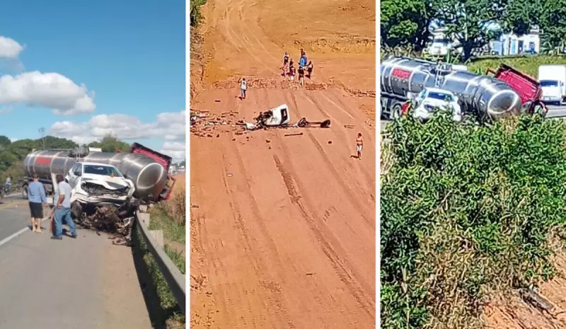 Tragédia na BR-101: Caminhão-tanque se envolve em acidente fatal no Espírito Santo