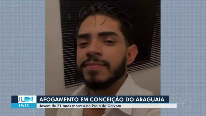 Tragédia na Praia da Gaivota: Jovem morre afogado em Conceição do Araguaia