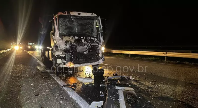 Tragédia na Raposo Tavares: Caminhoneiro morre em colisão com carreta em Capela do Alto