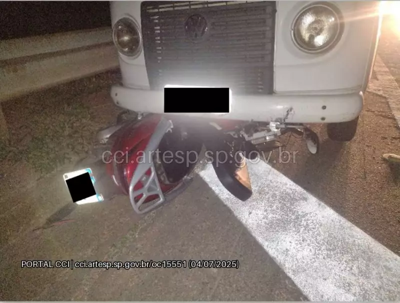 Tragédia na Rodovia: Motociclista morre após queda e ser atropelado por dois veículos em Itu