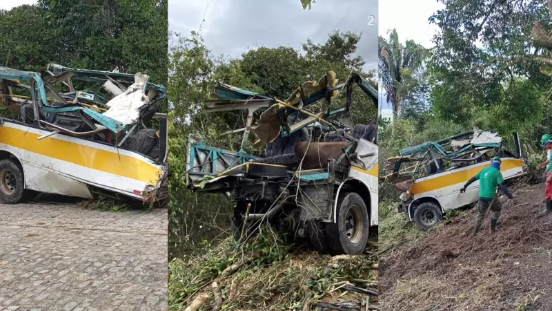 Tragédia na Serra da Barriga: Ônibus cai em ribanceira e deixa 20 mortos em Alagoas