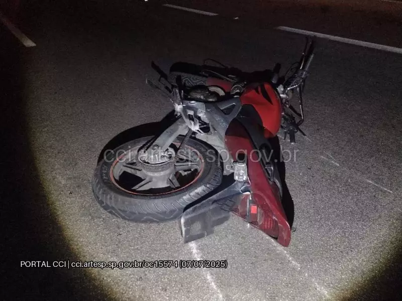 Tragédia na SP-75: Motociclista morre após colisão e atropelamento em Salto