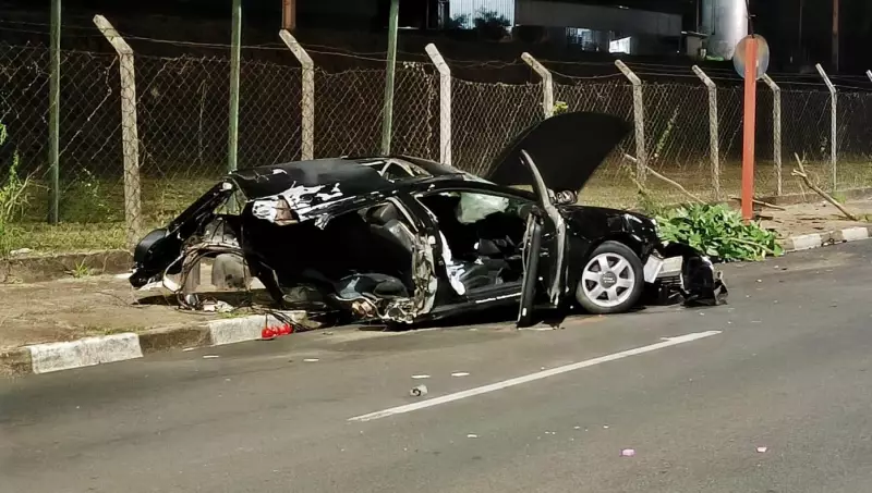 Tragédia na Via Expressa: Jovem de 20 anos morre em acidente grave em Araraquara; motorista preso