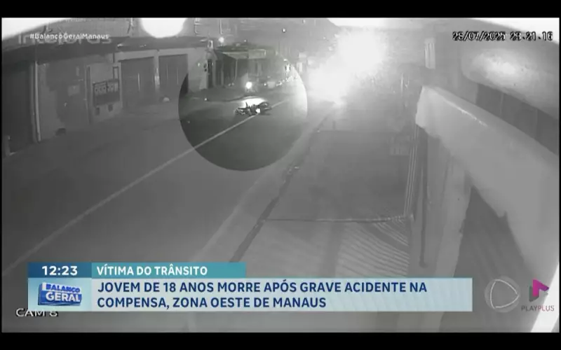 Tragédia na Zona Oeste: Jovem de 18 anos perde a vida em acidente chocante em Manaus