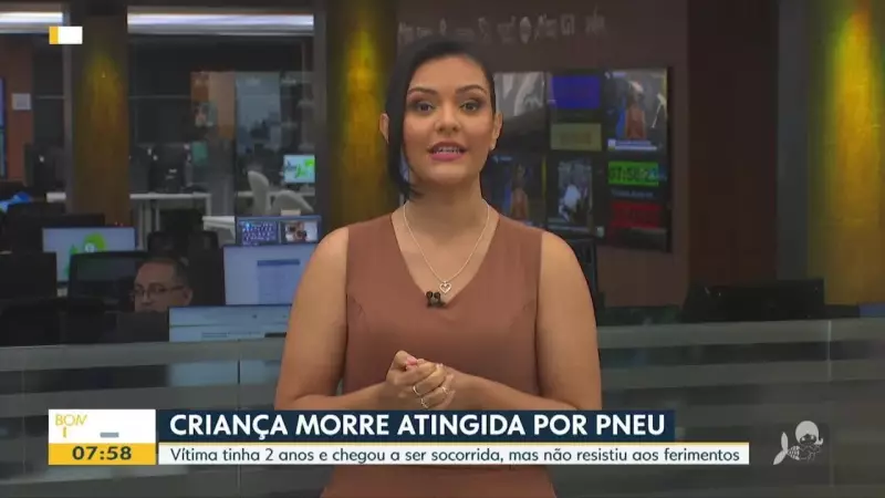 Tragédia no Ceará: Criança de 2 anos morre após ser atingida por pneu em acidente doméstico