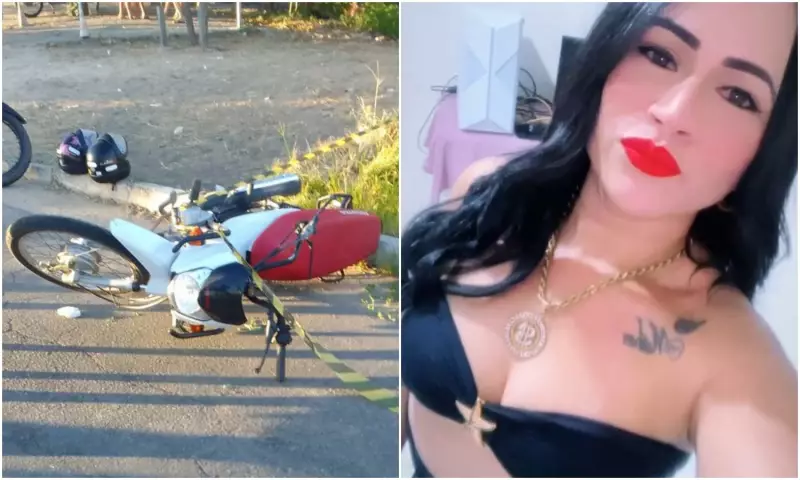 Tragédia no Ceará: Moto colide com poste e deixa uma morta e outra gravemente ferida