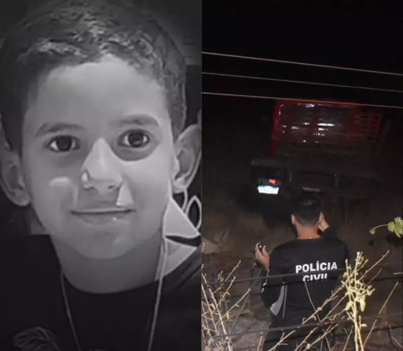 Tragédia no Piauí: Criança de 8 anos morre em acidente com caminhão em Isaías Coelho