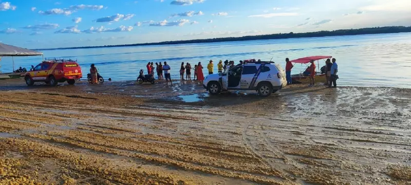 Tragédia no Rio Araguaia: Menino de 3 anos morre afogado durante acampamento em praia