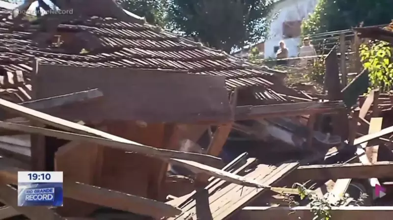 Tragédia no Rio Grande do Sul: homem morre após desabamento de casa no norte do estado