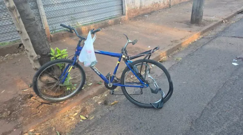 Tragédia no trânsito: Ciclista perde a vida após atropelamento em Uberaba; motorista fugiu, mas foi localizado