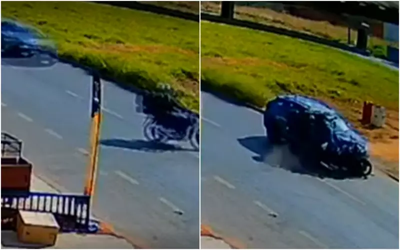 Tragédia no trânsito: dois homens morrem atropelados em motocicleta ao tentar cruzar avenida em Goiás