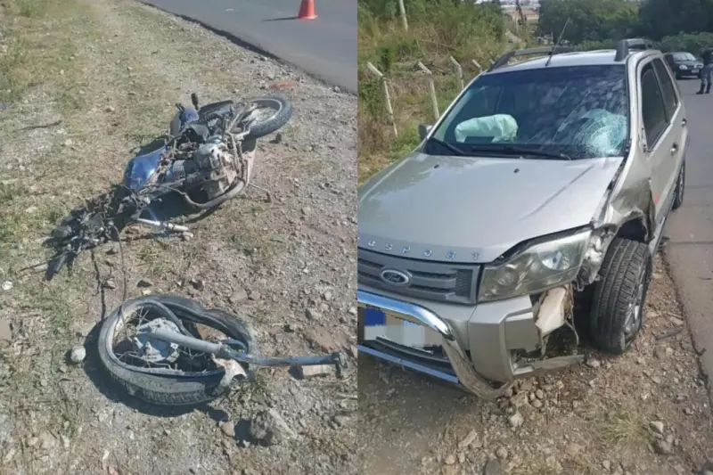 Tragédia no trânsito: motociclista invade contramão e morre em colisão frontal em Piracicaba