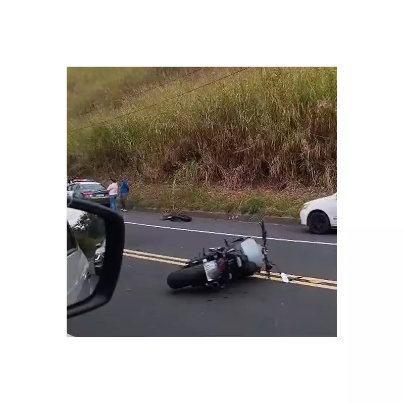 Tragédia no trânsito: motociclista morre ao invadir pista contrária em rodovia de Amparo