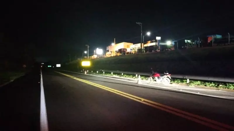 Tragédia no trânsito: pedestre morre após ser atropelado por motocicleta em Osvaldo Cruz