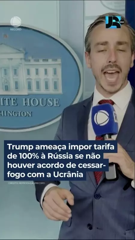 Trump ameaça impor tarifa de 100% à Rússia se não houver acordo de paz na Ucrânia — saiba os detalhes