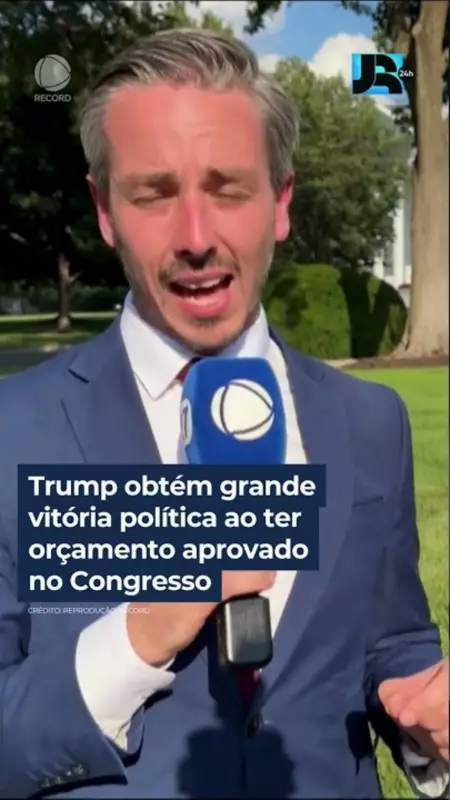 Trump conquista vitória política crucial com aprovação orçamentária no Congresso