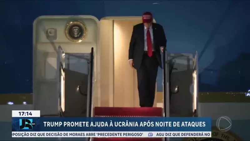 Trump promete apoio à Ucrânia após noite de ataques intensos — saiba os detalhes