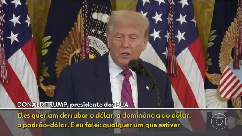 Trump volta a provocar BRICS: 'Se algum dia forem relevantes, acabarão rápido'