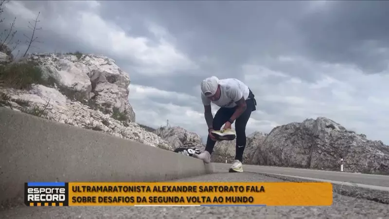 Ultramaratonista brasileiro encara desafios épicos na segunda volta ao mundo a pé