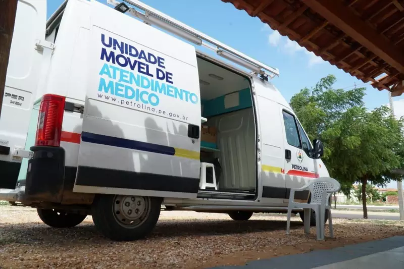 Unidade Móvel de Saúde percorrerá 22 localidades rurais de Petrolina em julho