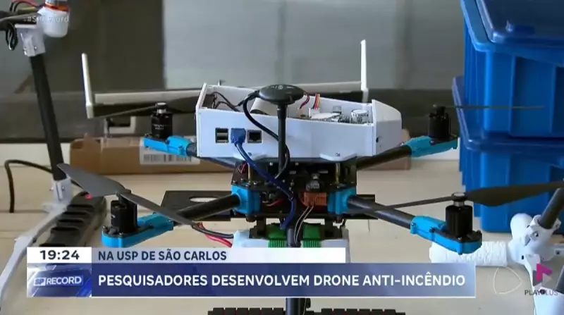 USP de São Carlos desenvolve drone revolucionário para combate a incêndios florestais