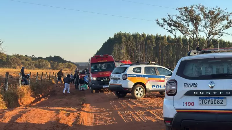 Van escolar capota na zona rural de Uberlândia: veja detalhes do acidente