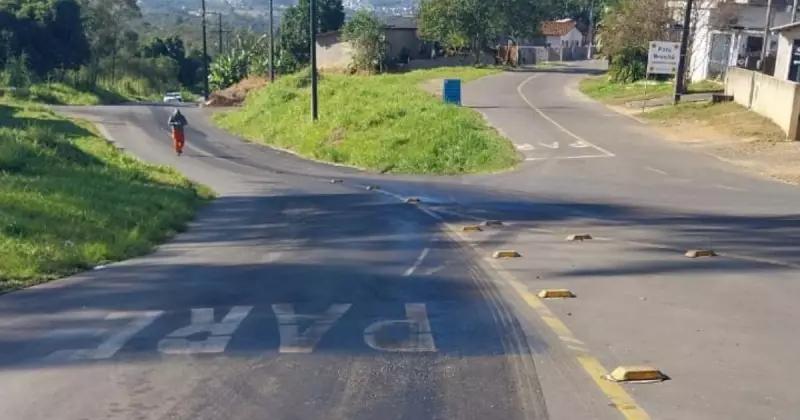 Vazamento de óleo em Criciúma: motoristas devem redobrar atenção no trânsito