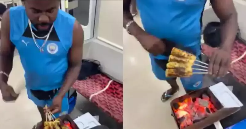 Vendedor ambulante é flagrado assando queijo coalho dentro de vagão do metrô em Salvador