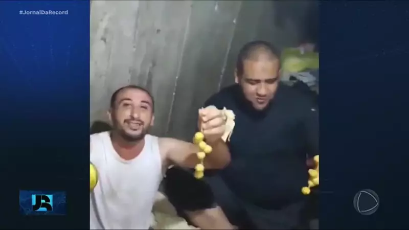 Vídeo polêmico: Hamas em Gaza aparece comendo frutas frescas em meio a conflito