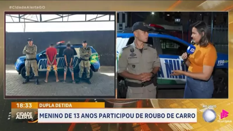 Adolescente de 13 anos é apreendido após roubar carro no Bosque dos Buritis, em Goiânia