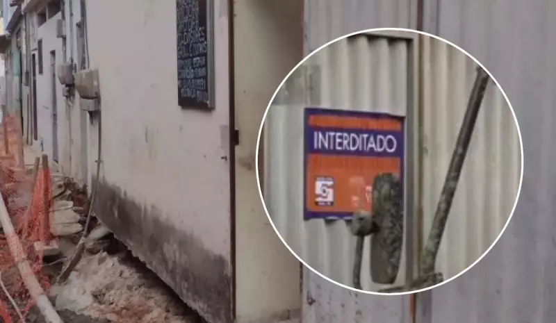 Alerta em Vitória: prédio de três andares interditado após solo ceder durante obra — veja o que aconteceu