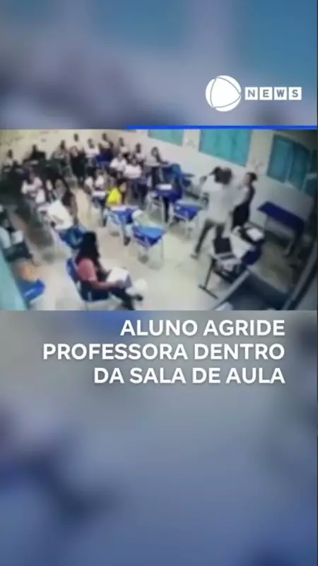Aluno agride professora em sala de aula: violência escolar choca comunidade