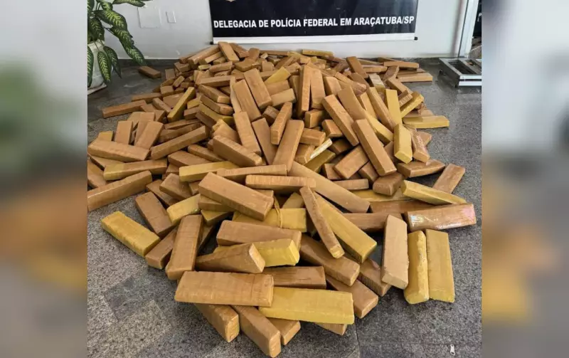 Andradina vira palco de apreensão recorde: homem preso com meia tonelada de maconha escondida no carro | G1