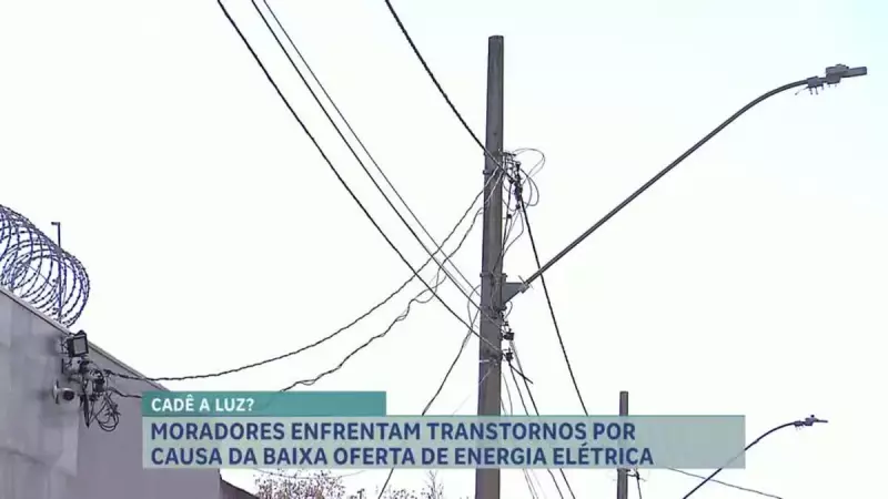 Apagão em BH? Moradores do Bairro Santa Tereza Vivem no Escuro e Exigem Soluções Imediatas