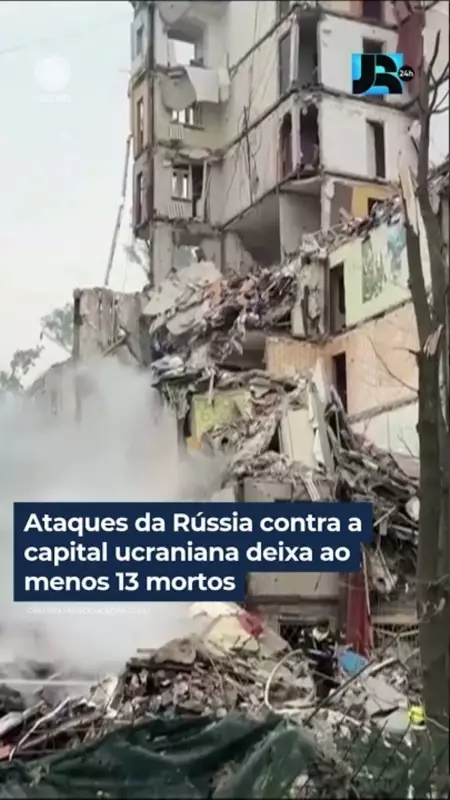 Ataques da Rússia a Kiev deixam 13 mortos e cidade em choque — veja os detalhes