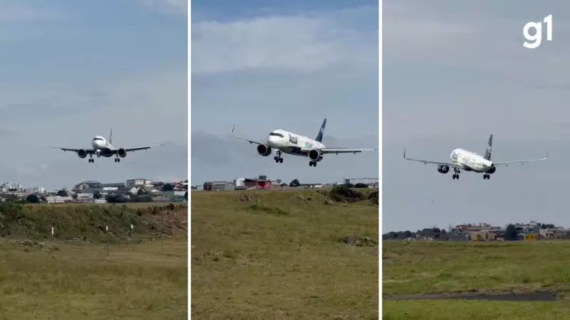 Aterrissagem de Emergência: Avião Arremete em Caxias do Sul e Desvia para Porto Alegre em Situação de Tensão